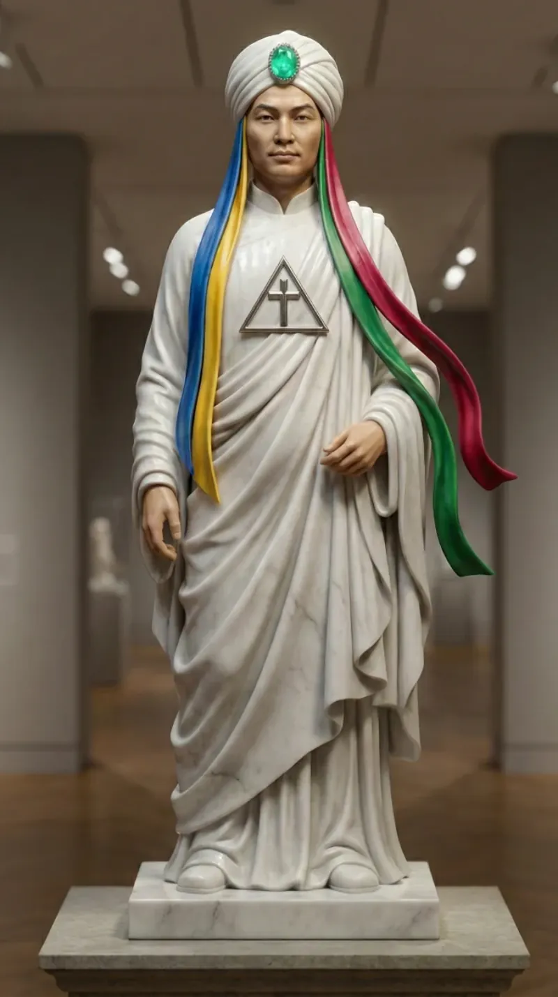 O Mestre da Síntese, O Iniciador da Era de Aquário, O Mensageiro da Fraternidade da Cruz e do Triângulo, O Engenheiro Sideral.