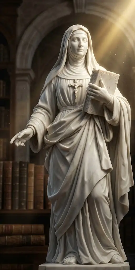 A Santa da Educação, A Mestra Pia, Padroeira dos Professores, A Luz do Intelecto, Protetora contra a Ignorância, A Outra Lúcia.